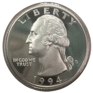 1994-S Washington Quarter Proof Gem BU Deep Cameo